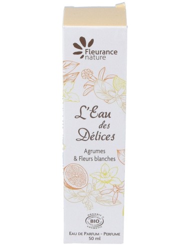 Fleurance Nature Parfum L'Eau Des Delices Bio Agrumes Et Fleurs Blanches 50Ml