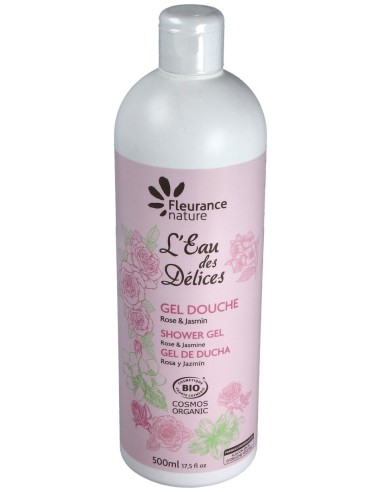 Fleurance Nature Gel De Ducha Eau Delices Rosa Y Jazmin 500Ml