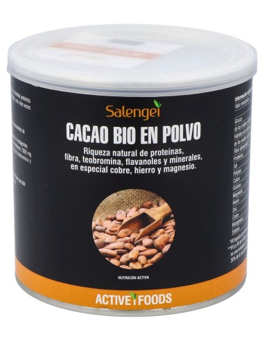 Active Foods Cacao Bio En Polvo 250G