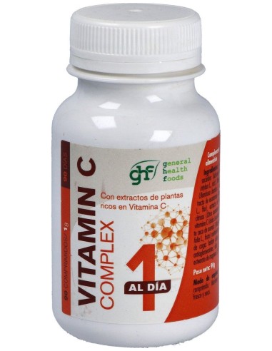 Ghf Vitamina C Complex Natural 1G 90Comp