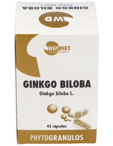 Waydiet Natural Ginko Biloba Phytogranulos 45Caps