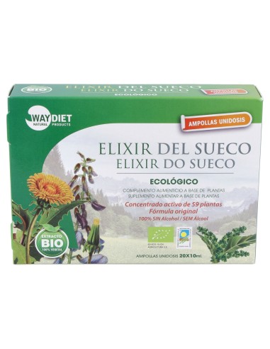 Waydiet Natural Elixir Del Sueco 20X10Ml