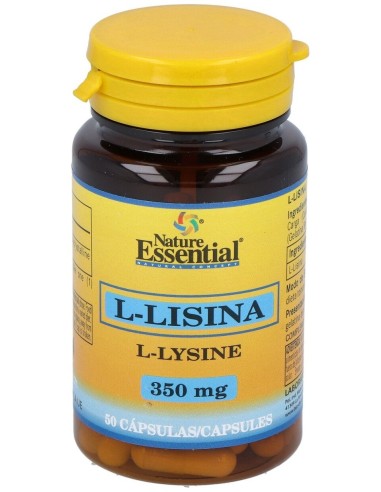 Nature L-Lysina 350 Mg 50 Capsulas