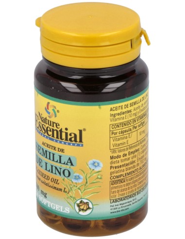 Aceite De Semillas De Lino 500Mg. 50Perlas