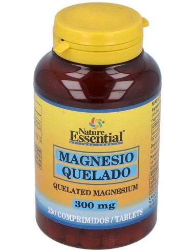 Nature Essential Magnesio Quelado 300Mg 250 Tableta