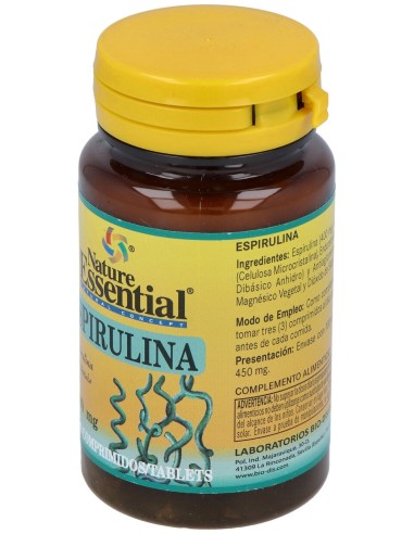 Nature Essential Spirulina 400 Mg 100 Tabletas