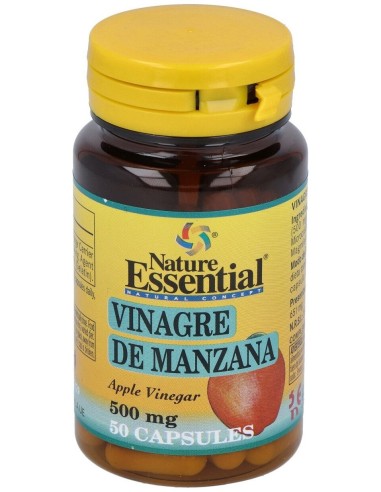 Nature Essential Vinage Manzana 500 Mg. 50Caps