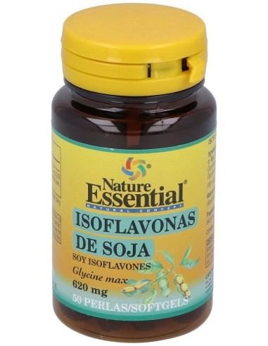 Nature Essential Isoflavonas De Soja 620 Mg.   50 Perlas