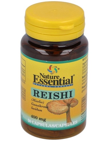 Nature Essential Reishi Micelio 400 Mg 50Caps