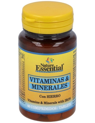 Nature Essential Vitaminas Y Minerales 60Comp