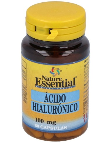 Nature Essential Ácido Hialurónico 100Mg 60Caps