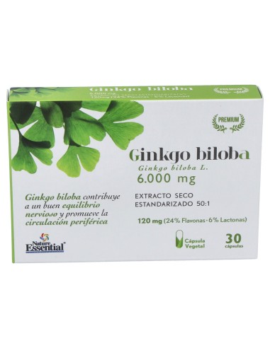 Ginkgo Biloba 6000Mg. 30Cap.