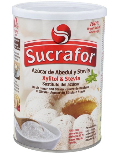 Sucrafor (Azucar De Abedul Y Stevia) 800Gr