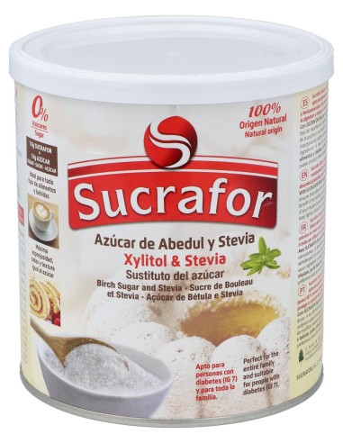 Sucrafor (Azucar De Abedul Y Stevia) 500Gr