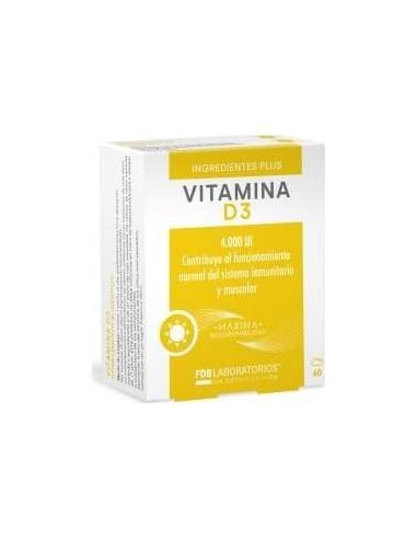 Fdb Vitamina D3 4000Ui 60 Perlas