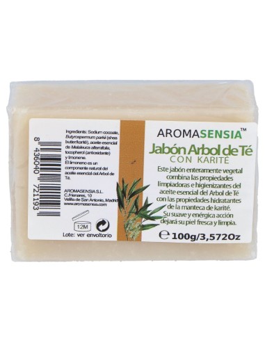 Aromasensia Jabón Arbol De Te (Con Manteca De Karité) 100 Gram