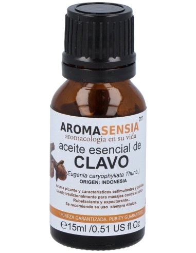 Aromasensia Aceite Esencial De Clavo 15Ml