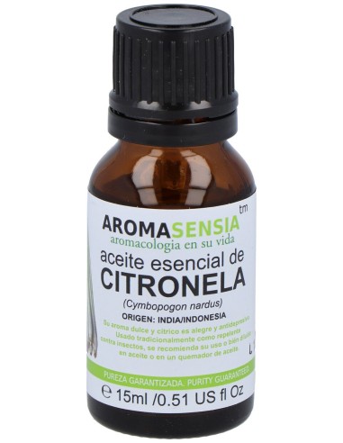 Aromasensia Aceite Esencial De Citronela 15 Ml