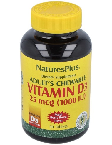 Natures Plus Vitamina D3 1000Iu 90Compr