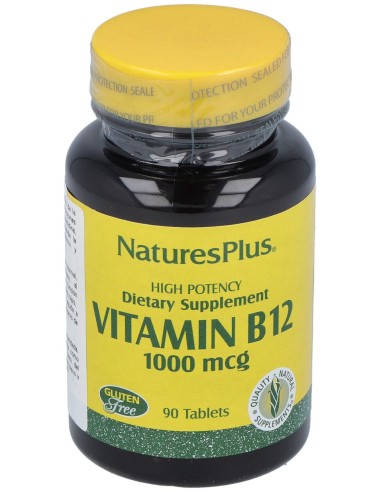 Nature'S Plus Vitamina B12 1000Mcg 90Comp