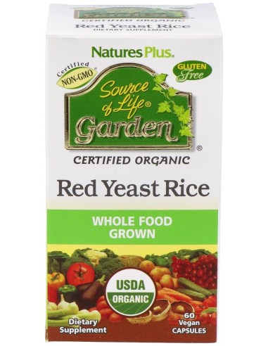 Garden Source Of Life Levadura De Arroz Rojo 60Cap