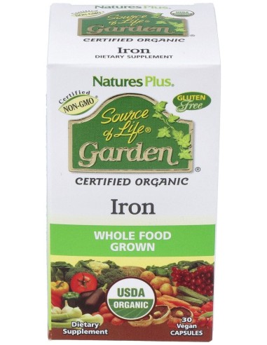 Garden Source Of Life Iron Hierro 30Cap.