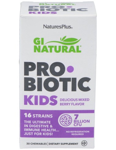 Nature'S Plusgi Natural Pro Biotic Niños 30Comp