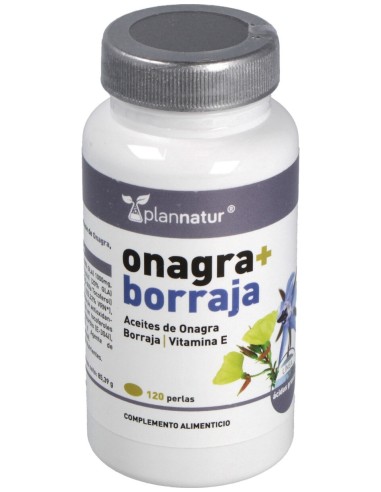 Plannatur Onagra + Borraja + Vitamina E 500Mg 120Caps
