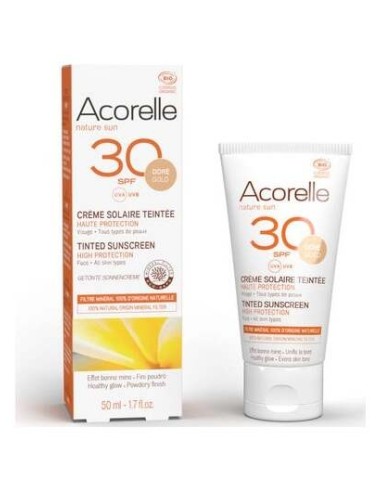 Acorelle Crema Facial Color Gold Spf30 50Ml