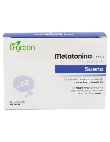 B-Green Melatonina 60Cáps