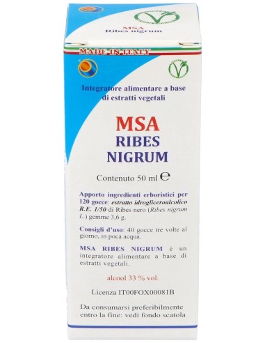 Msa Ribes Nigrum Yemas Grosellero Negro 50Ml.