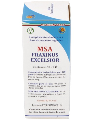 Msa Fraxinus Excelsior Yemas 50Ml.