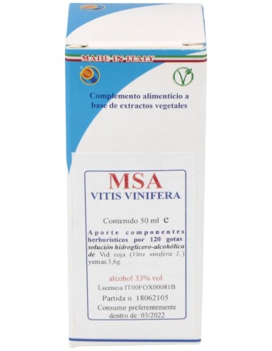Msa Vitis Vinifera Brotes Jovenes 50Ml.