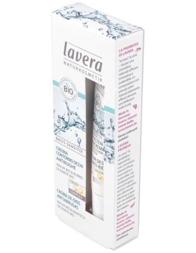 Lavera Contorno Ojos Crema Q10 Basis Sensitiv 15Ml