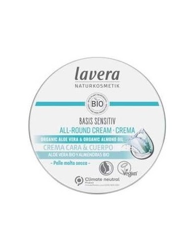 Lavera Crema 150 Cara & Cuerpo Basis Sensitiv 150Ml