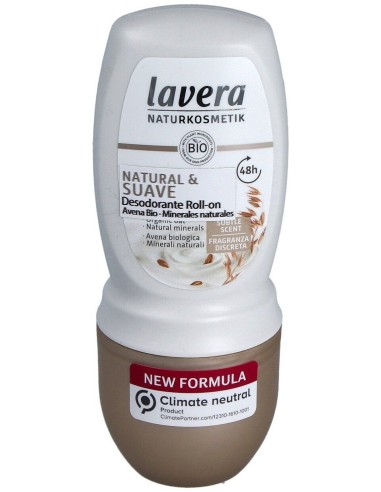 Lavera Desodorante Roll-On Natural & Suave Avena Bio 50Ml