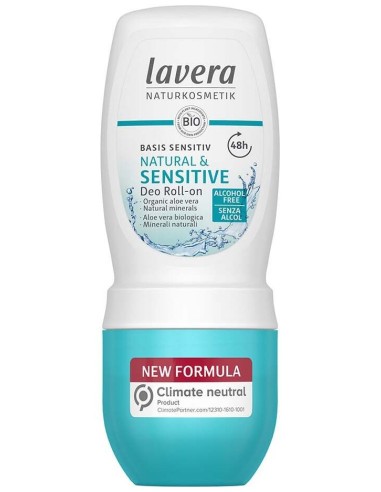 Lavera Desodorante Roll-On 48H Basis Sensitive & Natural 50Ml
