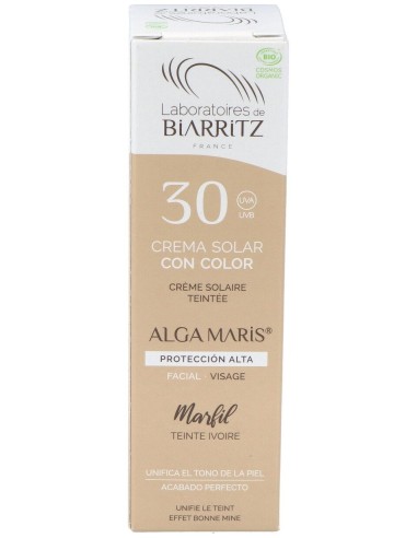 Algamaris Crème Solaire Teinte Ivoire Spf30 50Ml