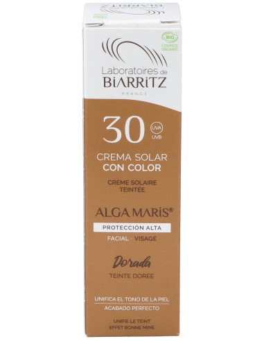 Crema Facial Color Dorado Spf30 50Ml.