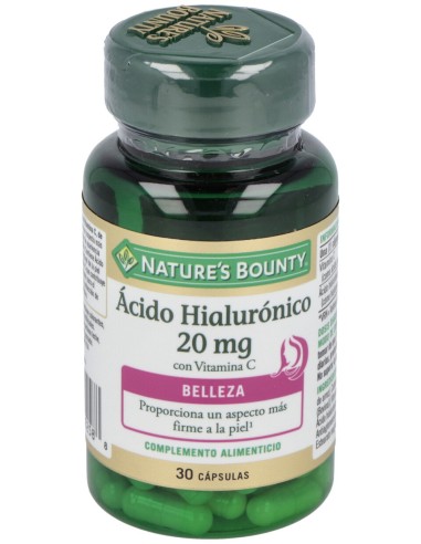 Acido Hialuronico 20Mg Con Vit. C 30Cap