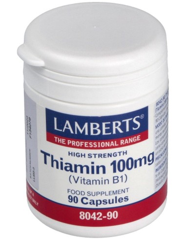 Vitamina B-1 100 Mg.(Tiamina) 90 Cap.