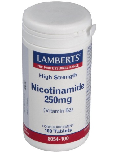 Lamberts Nicotinamida 250Mg Vitamina B3