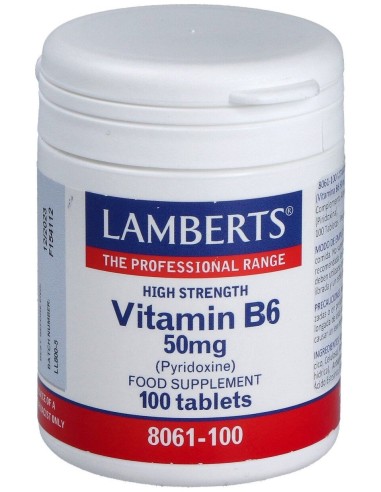 Vitamina B6 50 Mg. 100 Comp.