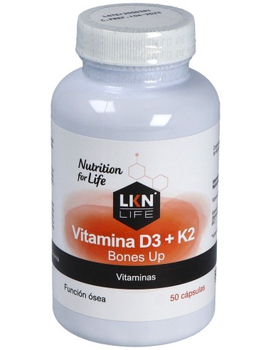 Lkn Vitamina D3 +K2 Huesos 50Comp
