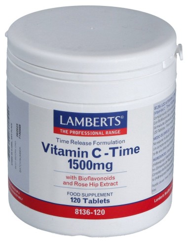 Vit.C 1500Mg Time Liberacion Sostenida 120Comp.