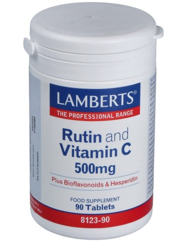 Lamberts Rutina Y Vitamina C 500Mg + Bioflavonoides 90 Comprimid