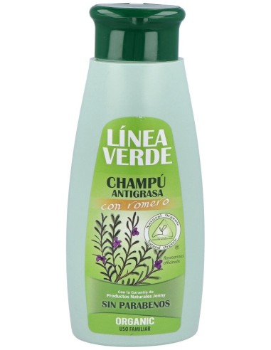 Linea Verde Champú Antigrasa Con Romero 400Ml