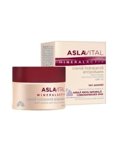 Aslavital Crema Hidratante Anticontaminacion Fps 10 50Ml