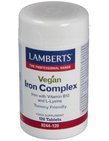 Lamberts Complejo De Hierro Vegano 120 Tabs