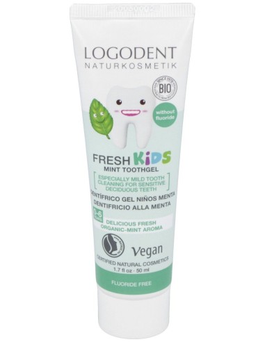 Logona Dentifrico Niños Menta Bio Veg 50Ml